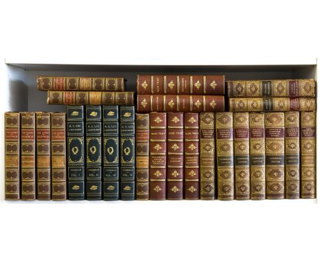 Wilde (Oscar) Complete Works of ..., edited by Robert Ross, 10 vol., Authorized Edition, frontispieces, contemporary half cal