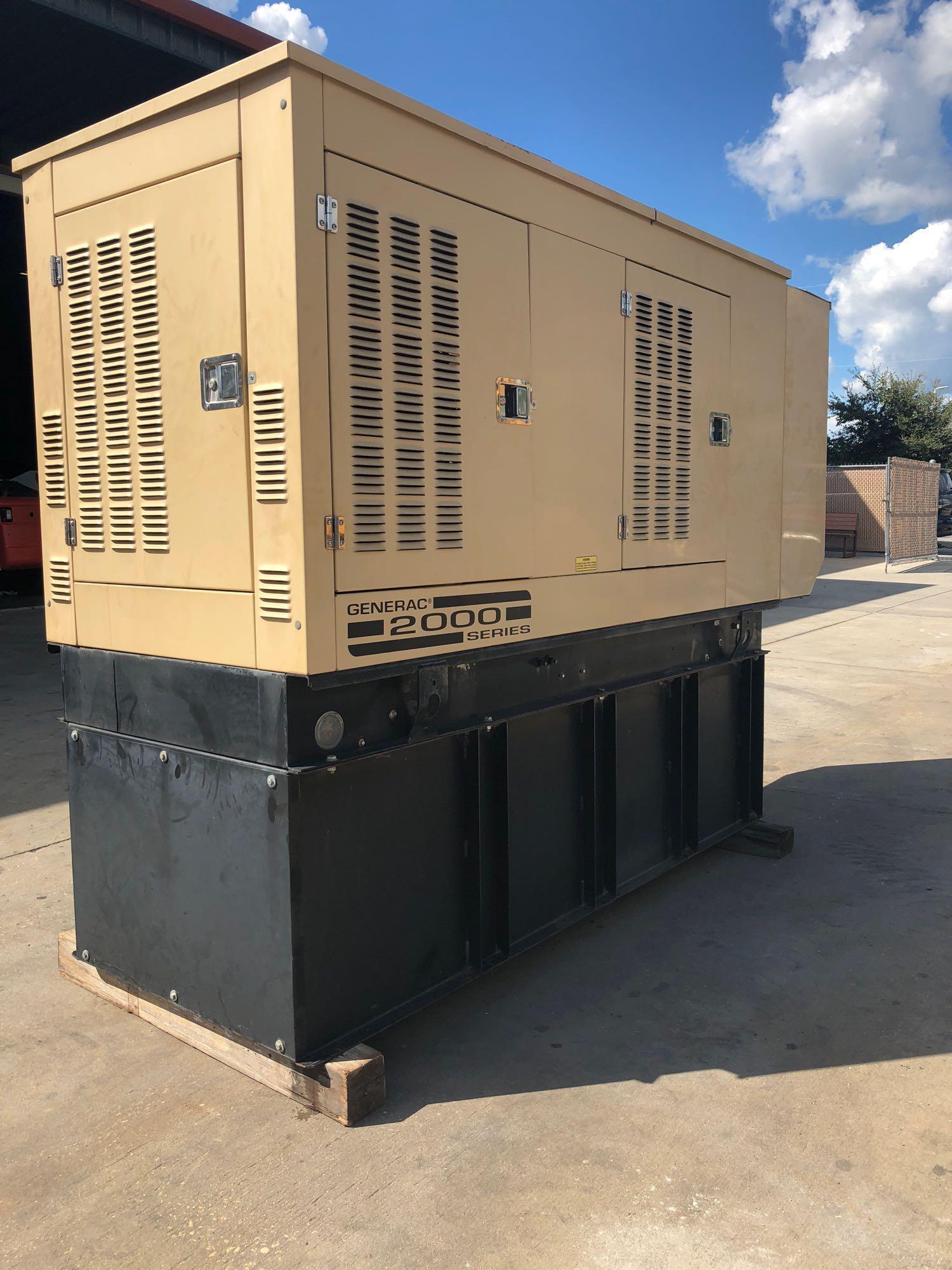 GENERAC 2000 SERIES 80KW DIESEL GENERATOR, 100 KVA, CONTROL BOXES ...