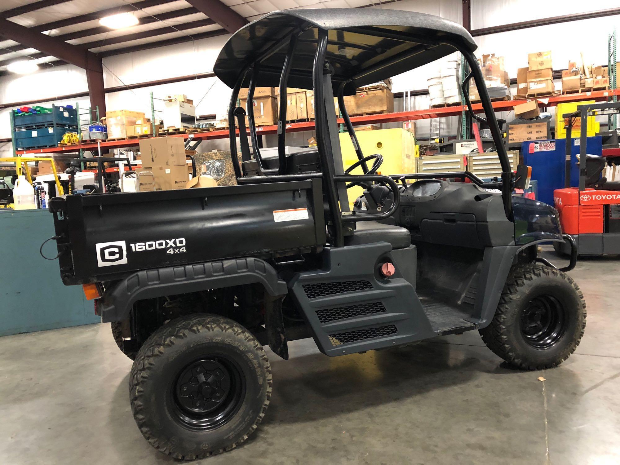 2014 CUSHMAN 1600XD DIESEL ATV, 4X4, DUMP BED, RUNS