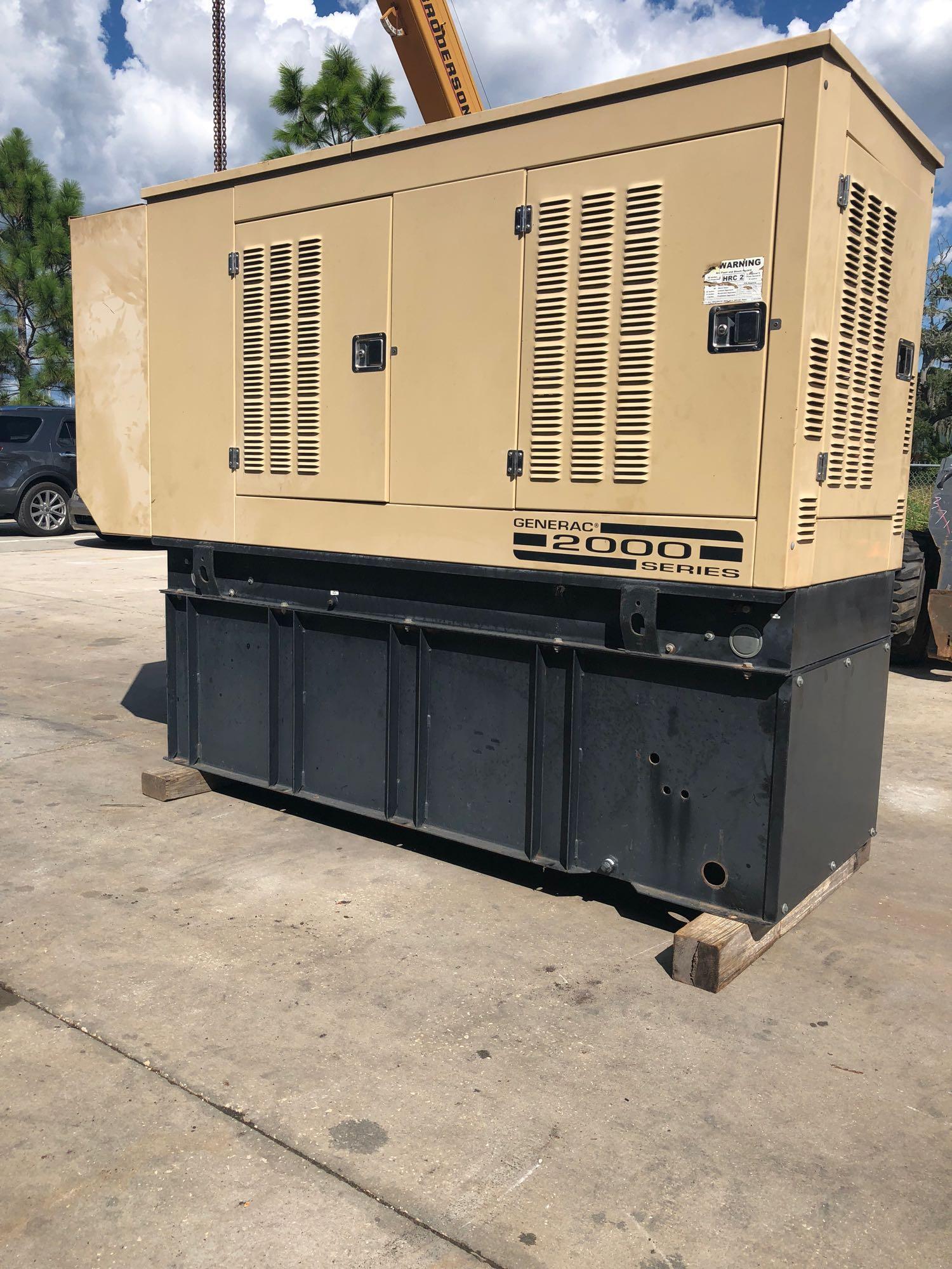 GENERAC 2000 SERIES 80KW DIESEL GENERATOR, 100 KVA, CONTROL BOXES ...