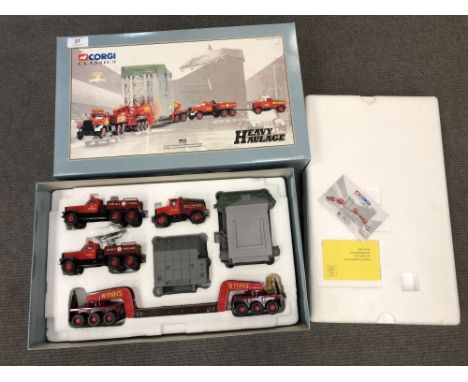 A Corgi Heavy Haulage set in box