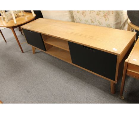 A light oak contemporary sideboard 