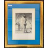 Morgan Walker RA (British, 20th century), 'Laura, London 1997', limited edition etching, numbered