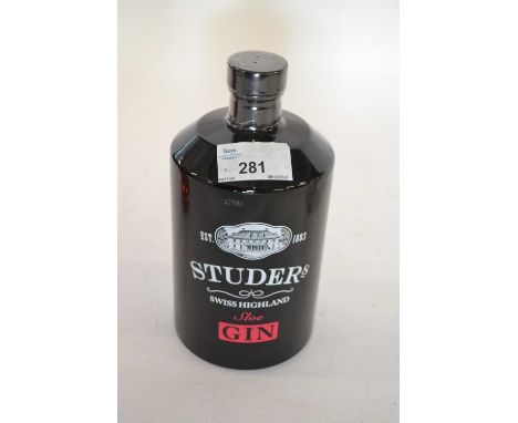 Studer's Swiss Highland Sloe Gin, Switzerland - 26.6%, 1 bottle