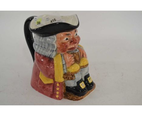 A toby jug by Clarice Cliff, 16cm high