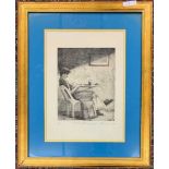 Morgan Walker R.A.(British, 20th century), 'Missing Espresso Roma', limited edition etching,