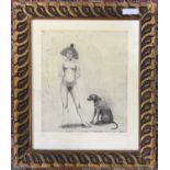 Morgan Walker RA (British, 20th century), 'Imaginary Dog', limited edition etching, numbered 8/50,