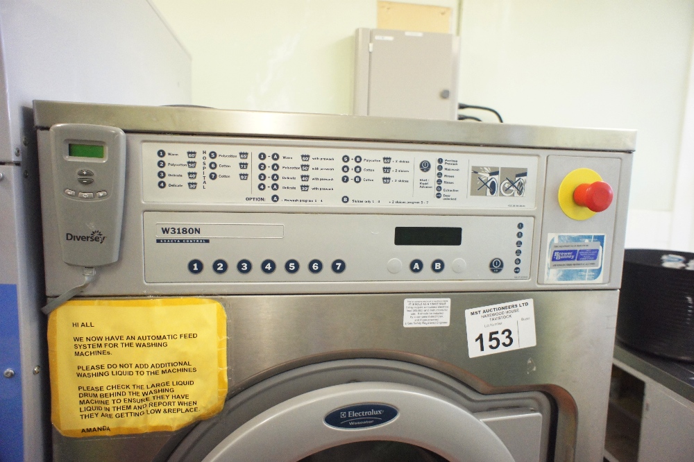 1 Electrolux W3180N stainless steel commercial, three phase washing