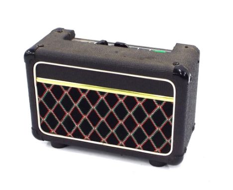 Two small twin speaker Vox type amplifiers, untested (2)