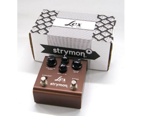 Strymon Lex Rotary speaker simulator guitar pedal, boxed, as new