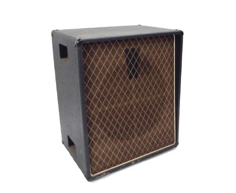 Vox LPA52 foundation bass cabinet, ser. no. 1359, impedance 15 0HMS, aesthetically in tired condition, missing front Vox badg