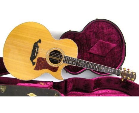 Taylor 815-C acoustic guitar, made in USA, circa 1994, ser. no. 940217117, finish with one or two light marks, hard case, con