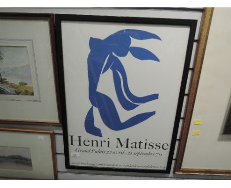 A print Poster, Henri Matisse, Grand Palais 1970
