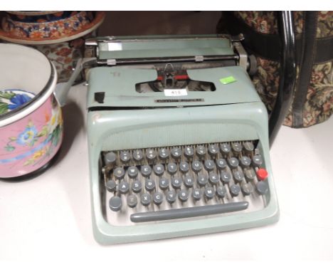 A vintage Olivetti Studio 44 typewriter