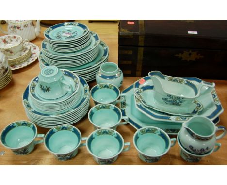 An Adams calyx ware part tea and dinner service in the Ming Toi pattern