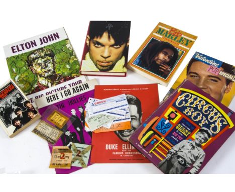 Various Music Memorabilia, large collection of Programmes, Tickets, Sheet Music, Music Books and other items with programmes 