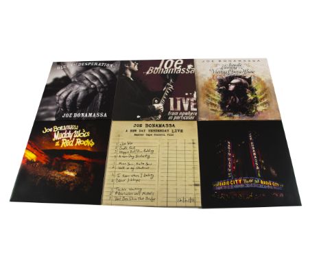 Joe Bonamassa LPs, eight Double and Triple albums including Live From Nowhere In Particular, Blues of Desperation, Live From 