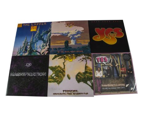 Yes LPs, six Double and one Triple albums comprising Progeny, Magnification, Open Your Eyes, Like It Is, The Ladder, Beyond &