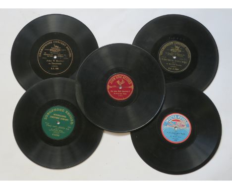 Music hall and similar records, seventy-two, by Walter Miller (28), John W Morton (G &amp; T 1200, flush 1215), Harold Montag