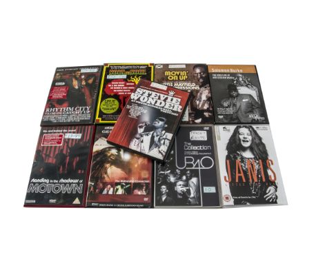 Rock/Blues/Soul DVDs, forty DVDs including No Direction Home - Bob Dylan, Comfortably Numb - Pink Floyd, Little Girl Blue - J