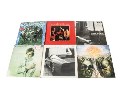 Sixties LPs, approximately sixty-five albums of mainly Sixties artists including Moody Blues, Marianne Faithful, Foundations,