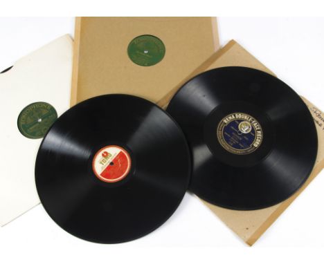 Pathe 78s, approximately sixty 12" 78s including some white labels, Zonophone, Columbia, BBC library recordings and others va