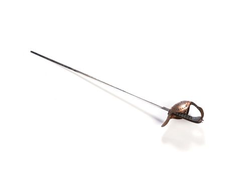 AN ANGLO-BOER WAR PERIOD PATTERN PRACTICE SWORD, WILKINSON, LONDON, CIRCA 1899 With sheet steel guard and shagreen covered wo
