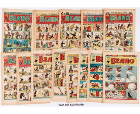 Beano (1950) 390-441. Complete year starring Jack Flash, Jimmy and his Magic Patch, Deep Sea Danny's Iron Fish, Biffo and Lor