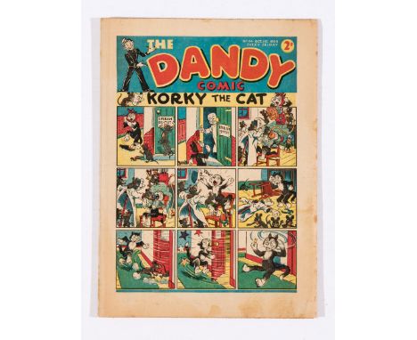 Dandy Comic No 44 (1938). Bright covers, some light margin blemishes, light tan pages [fn-]