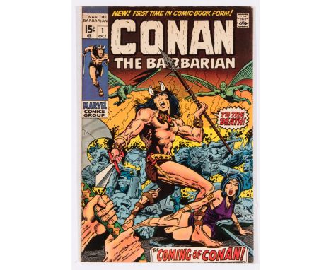 Conan 1 (1970). Cents. Very light vertical mail fold [fn]. No Reserve