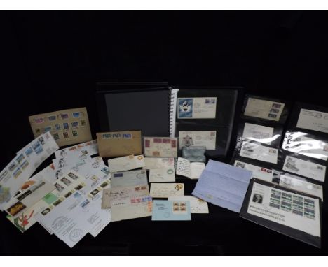 British Commonwealth Stamps - Mixed selection with some interesting items. 100 QV - QE II covers and cards, FDCs in black Lin