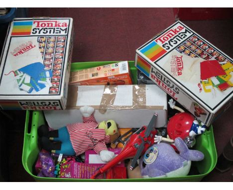 Quantity of Children's Toys, by Playmobil, Tonka, Airfix and others, sometimes boxed, often playworn.