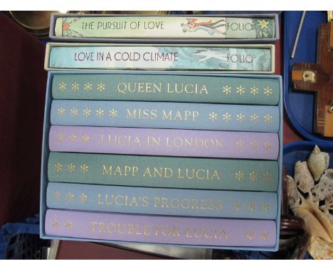 The Folio Society: E.F. Benson 'The Mapp and Lucia Novels', six titles, in slipcase; Nancy Mitford 'The Pursuit of Love' and 