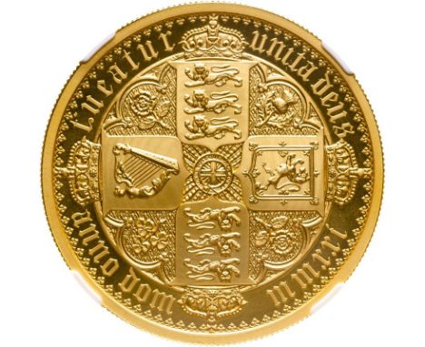 UNITED KINGDOM. Elizabeth II, 1952-. Gold 200 pounds, 2021. Royal Mint. Proof. The Great Engravers seriesA re-interpretation 