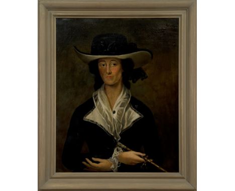 JOHN GREENWOOD (AMERICAN 1727 - 1792), PORTRAIT OF MRS RIDDOCH OF LETTERFOURIE oil on canvas, signed and dated 1783 image siz