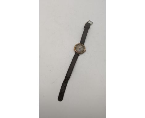 A 9ct gold gents manual wind wrist watch A/FLocation:If there is no condition report shown, please request 