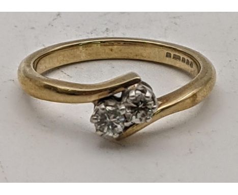 A 9ct gold and diamond engagement ring size M½ 2.6gLocationIf there is no condition report shown, please request 