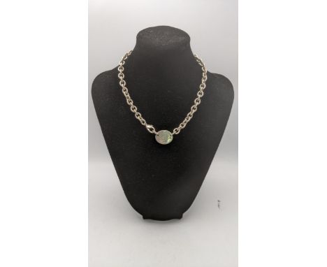 A Tiffany silver Return to Tiffany chain necklace 