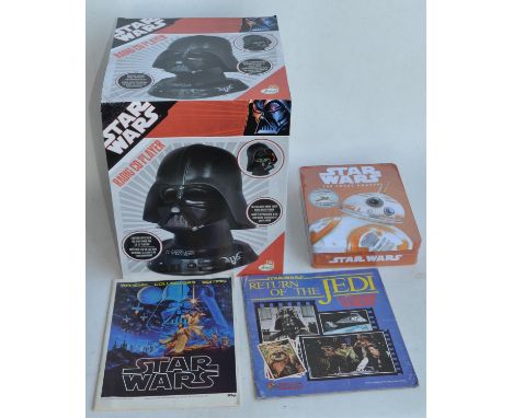 IMC Darth Vader Radio CD player (box unopened/factory sealed, one corner of box slightly crushed, see photos), a vintage Star