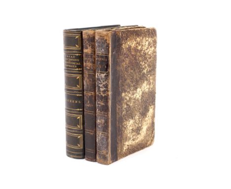 Books : Charles Dickens- Posthumous Papers of the Pickwick Club. Chapman and Hall 1837. 2 vols. Bound from the parts; Dickens