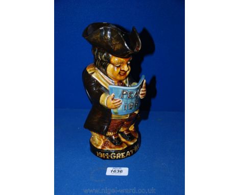 An Ault Toby Jug to commemorate the end of WWI, 'Peace 1919', a/f.