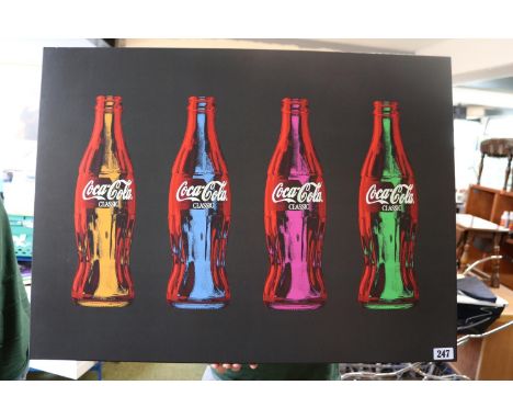 Coca Cola Classic Top Art Print on MDF 