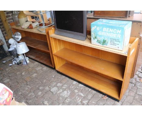 Pair of Oak Shelf units 