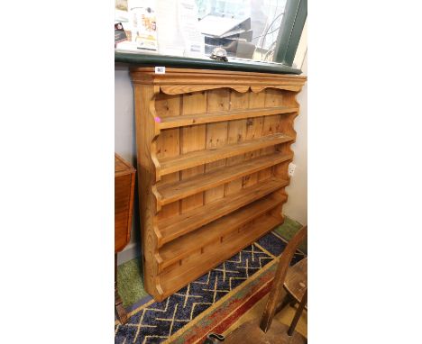 Pine Shelf unit of 6 Shelves 