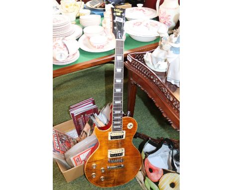 Vintage Paradise left handed Les Paul copy with Wilkinson pick ups