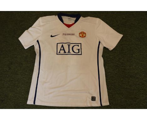 RYAN GIGGS 2009 UEFA CHAMPIONS LEAGUE FINAL MATCH WORN MANCHESTER UNITED AWAY JERSEYThe 2009 UEFA Champions League final was 