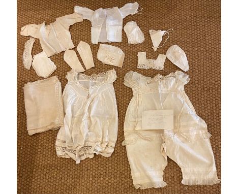 From the Collection of Admiral Grindall and by descent. Admiral Grindall?s (1750-1820) Christening Costume &nbsp;and Associat