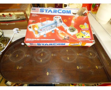 VINTAGE WOODEN BAGATELLE BOARD + 1 OTHER