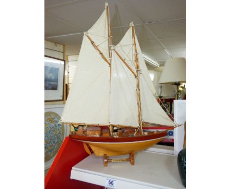 MODEL OF A SCHOONER