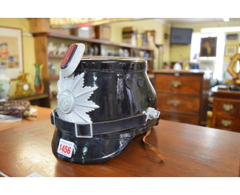A 1950s German police helmet.&nbsp; 